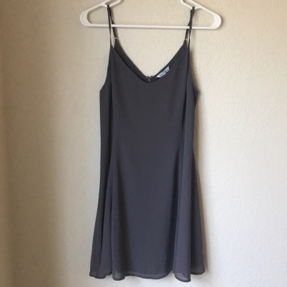 Naked Zebra Grey Shift dress! Size Small